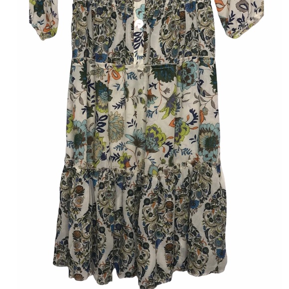 Fig and Flower Bohemian Pasley Print Dress Size XL - Picture 3 of 6